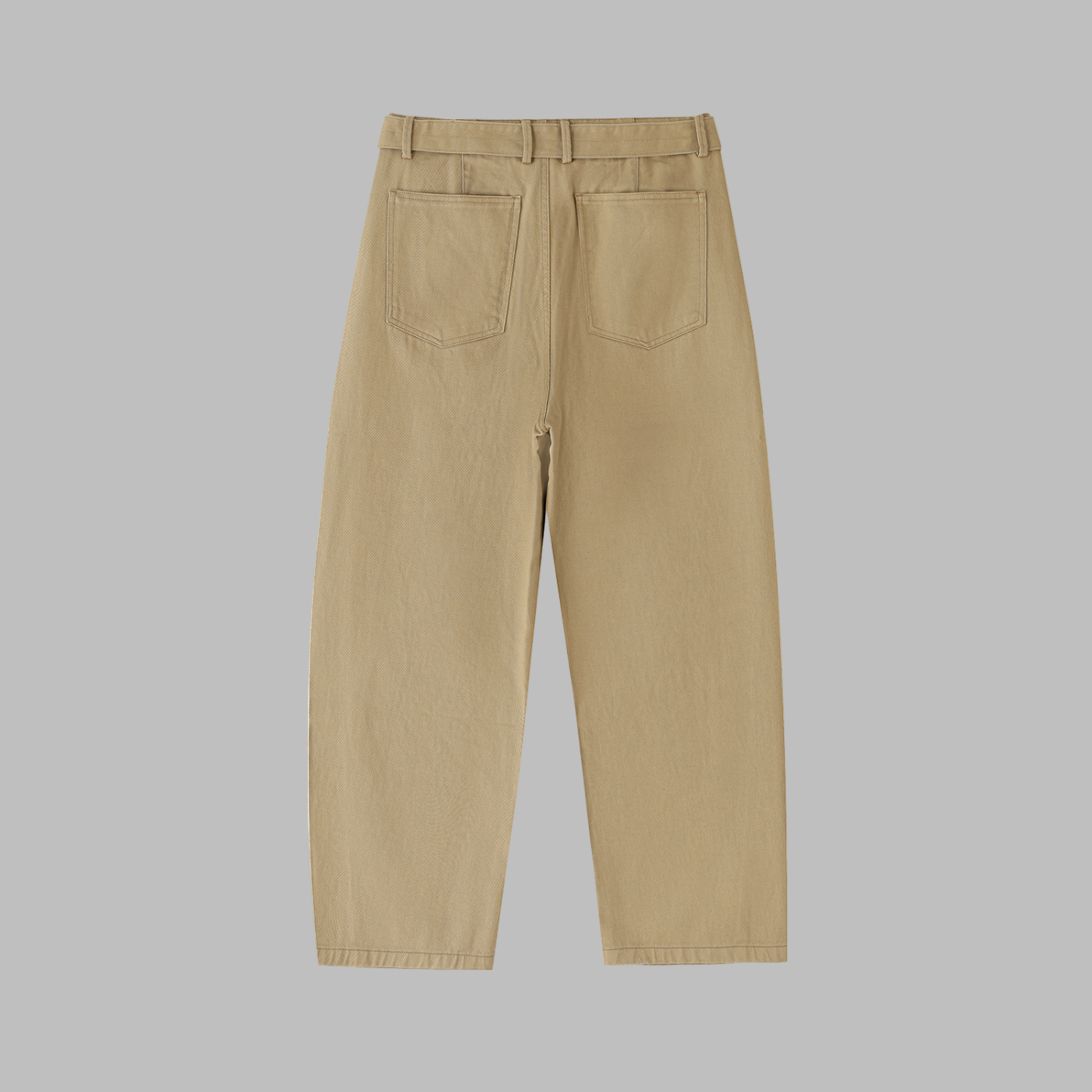 Twisted-Seam Belted Pant