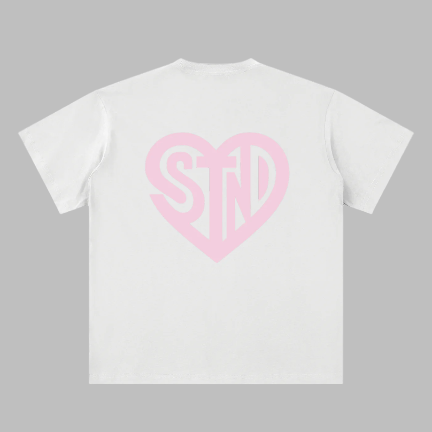 Soft Pink Heart Logo Tee
