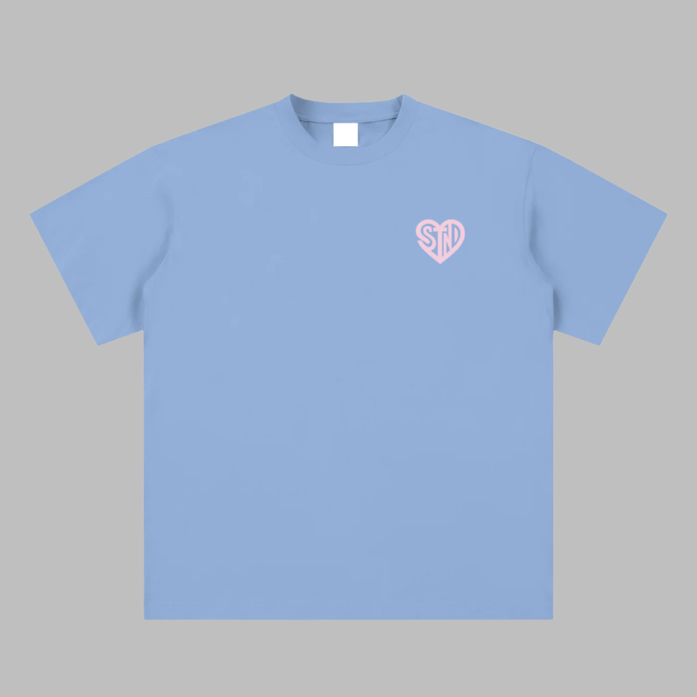 Soft Pink Heart Logo Tee