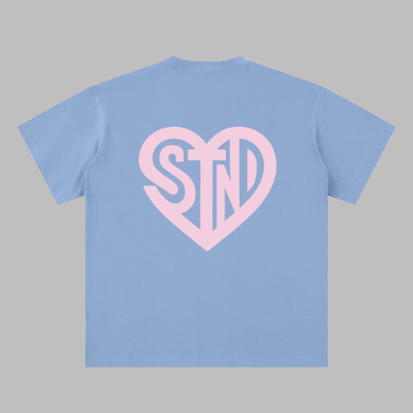 Soft Pink Heart Logo Tee
