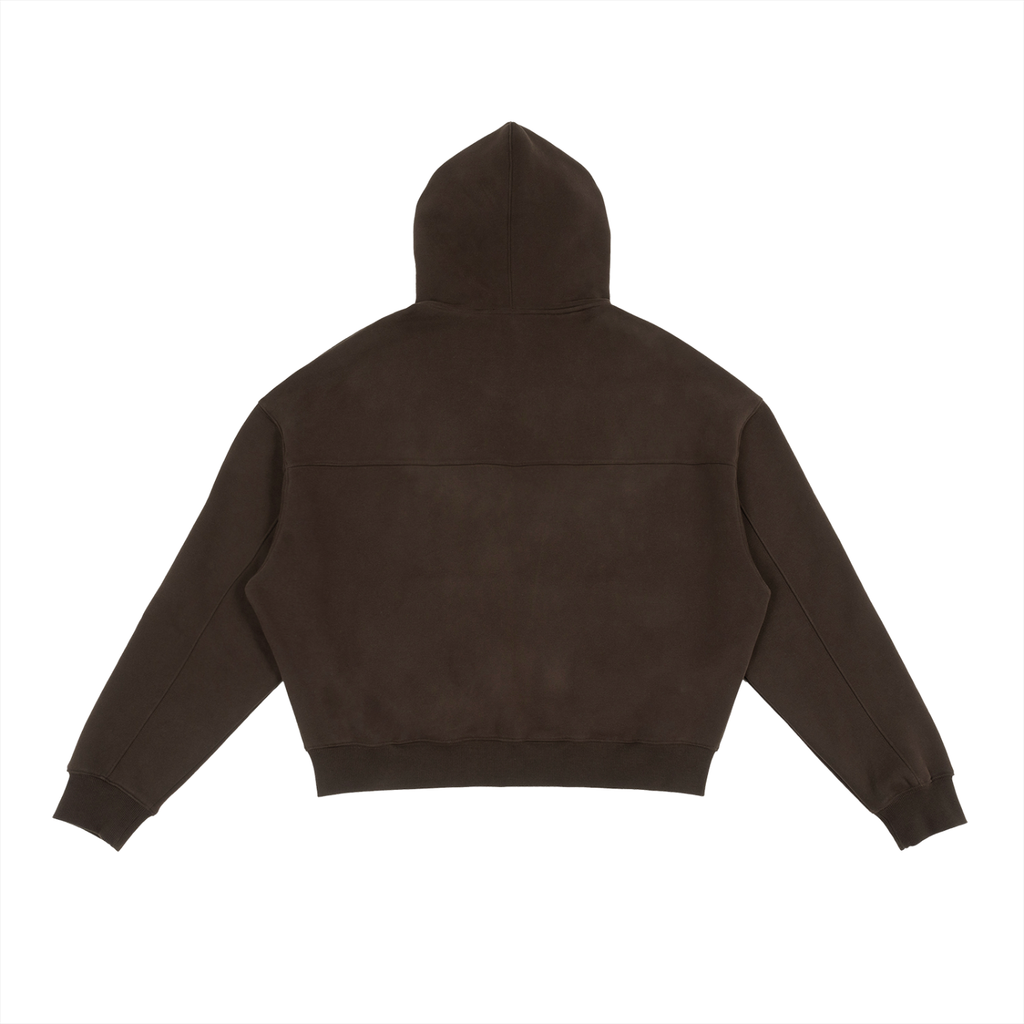 Core  Zip-Up Boxy Hoodie