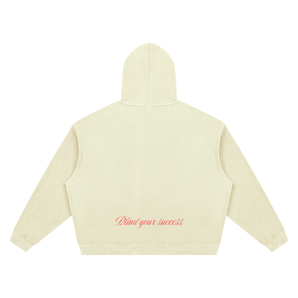 Unisex Waffle Boxy Hoodie