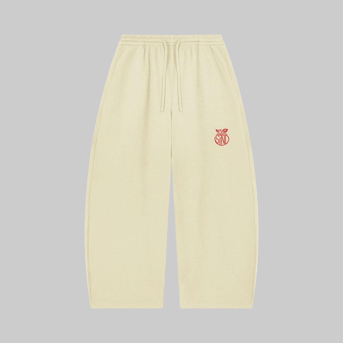 Waffle Barrel Leg Pants