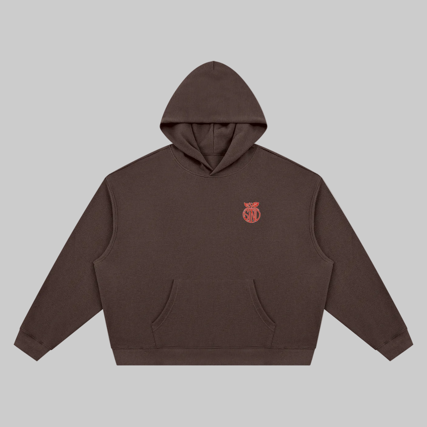 Waffle Boxy Hoodie