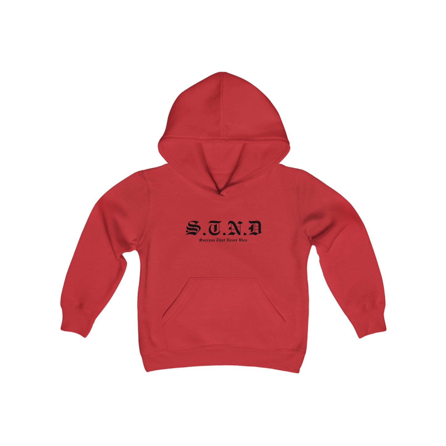 STND Kids Hoodie Red