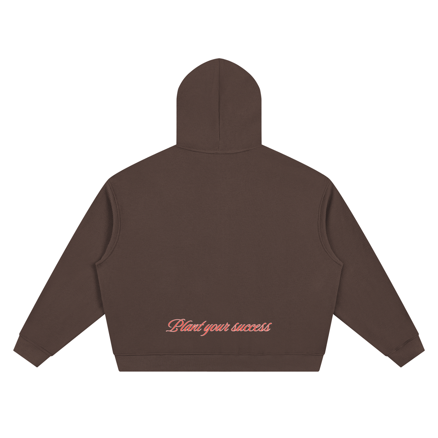 Waffle Zip Up Hoodie