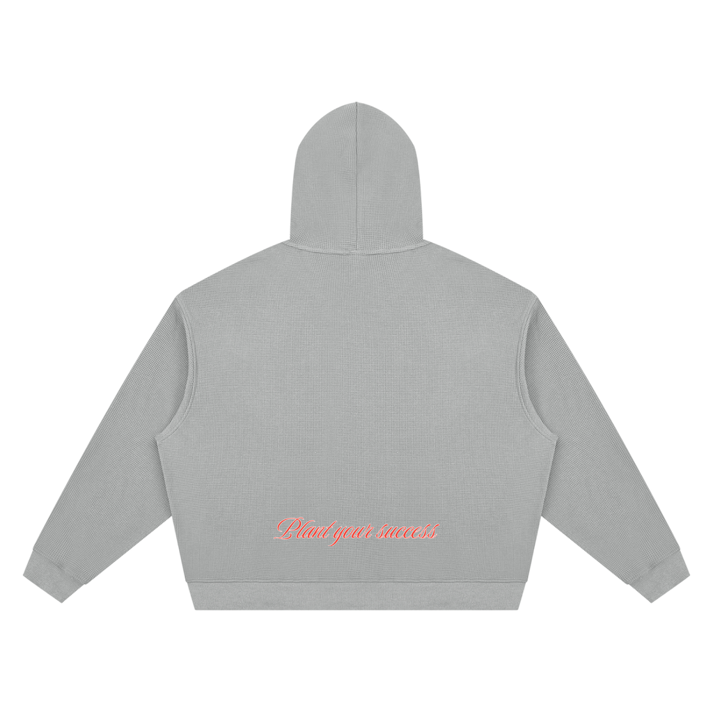 Unisex Waffle Boxy Hoodie