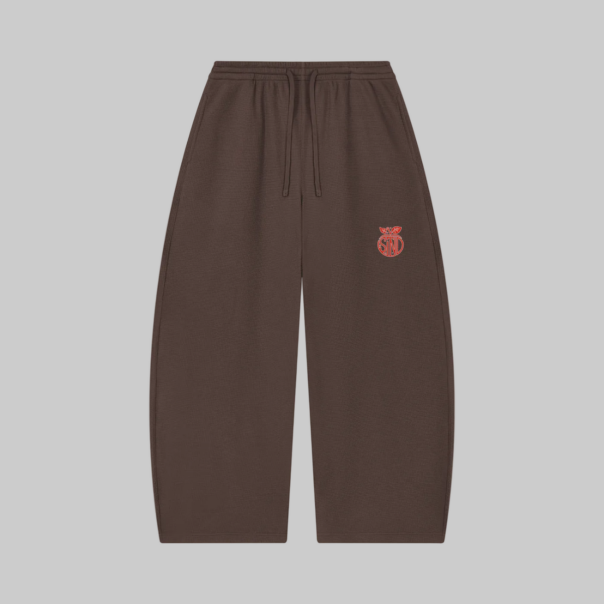 Waffle Barrel Leg Pants