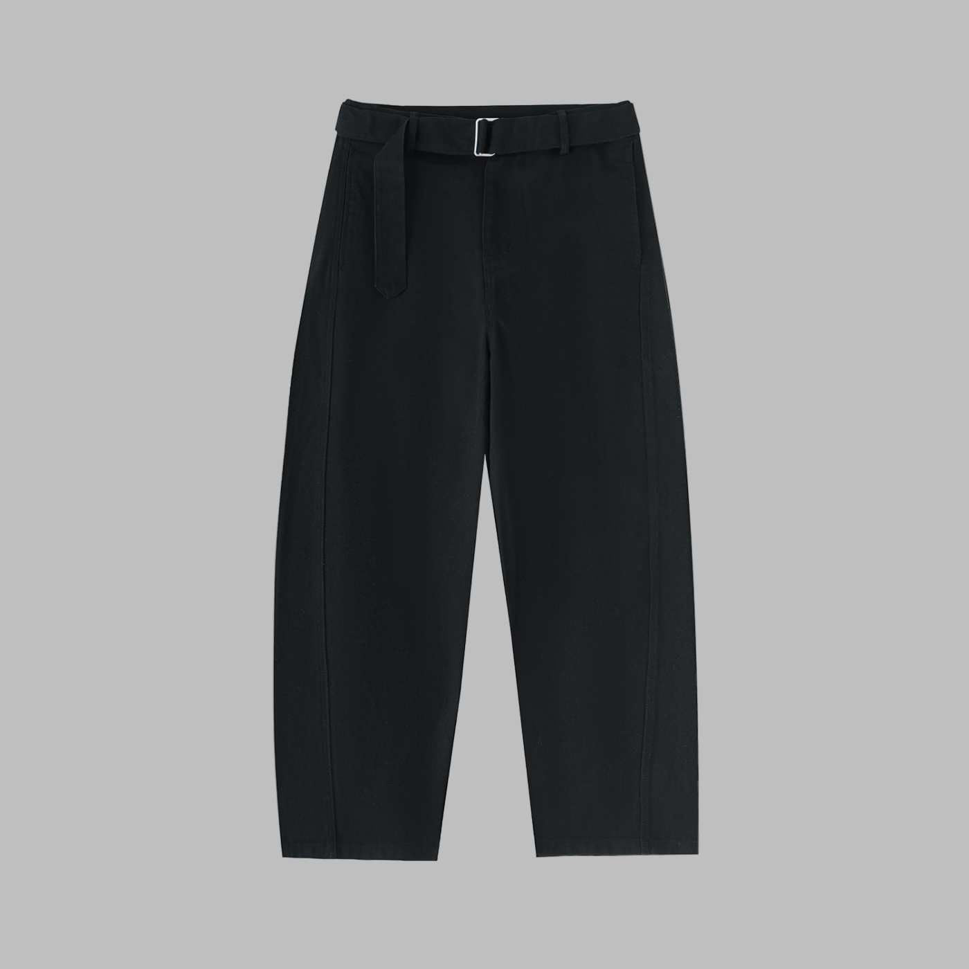 Twisted-Seam Belted Pant
