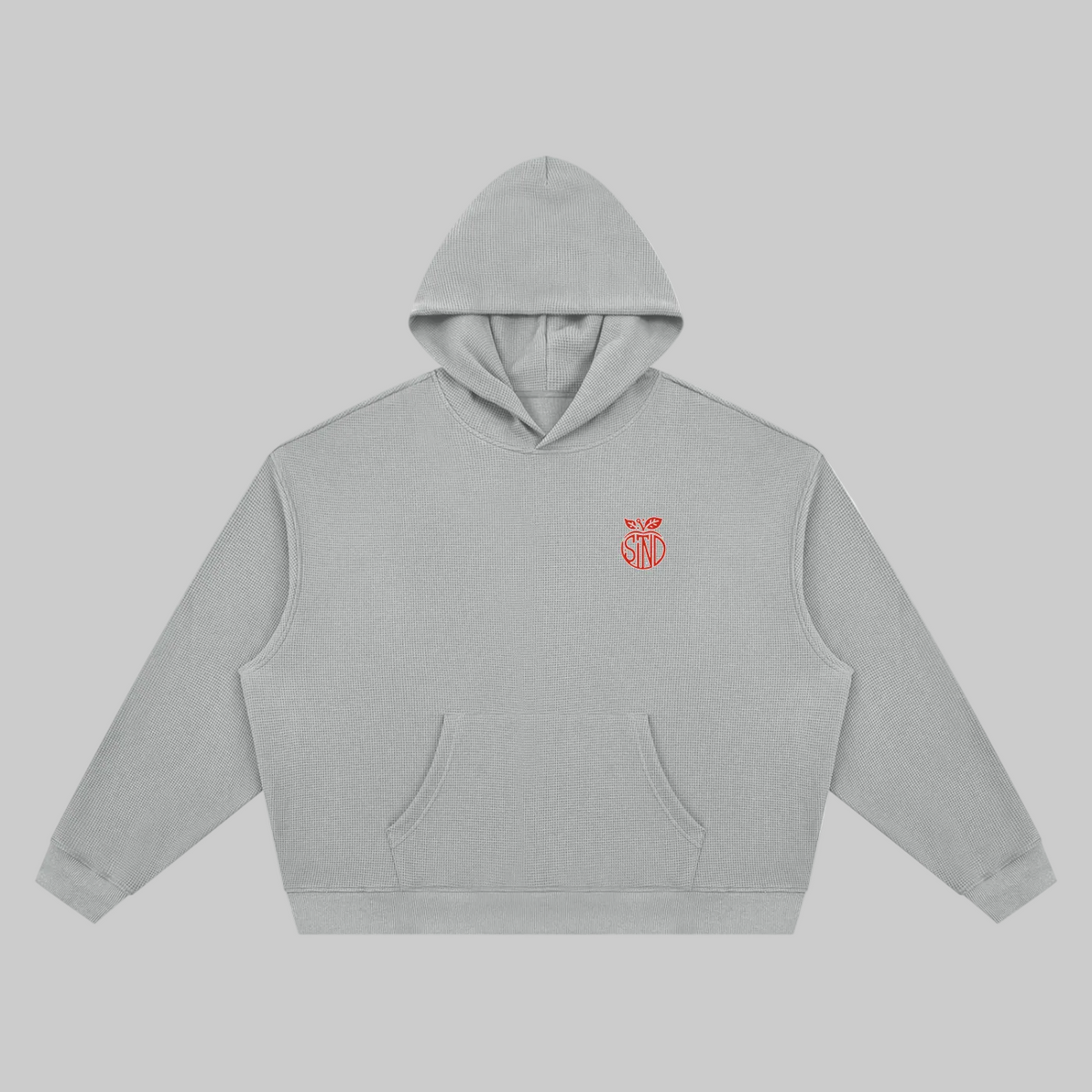 Waffle Boxy Hoodie