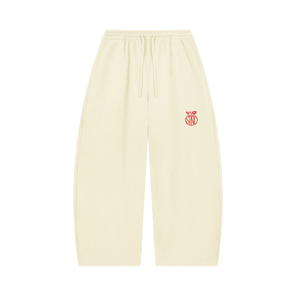 Waffle Barrel Leg Pants