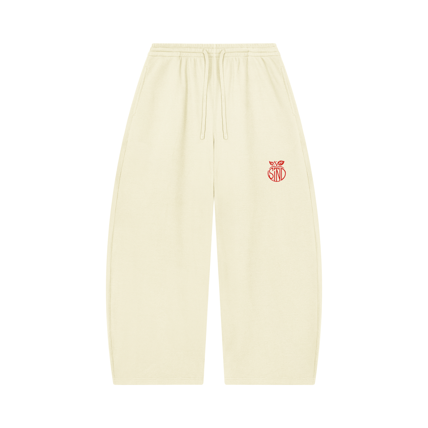 Waffle Barrel Leg Pants