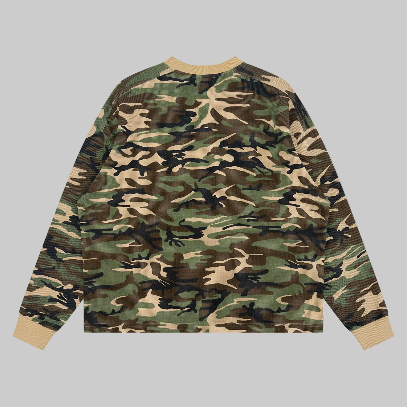 STND Waffle Boxy Long Sleeve Shirt