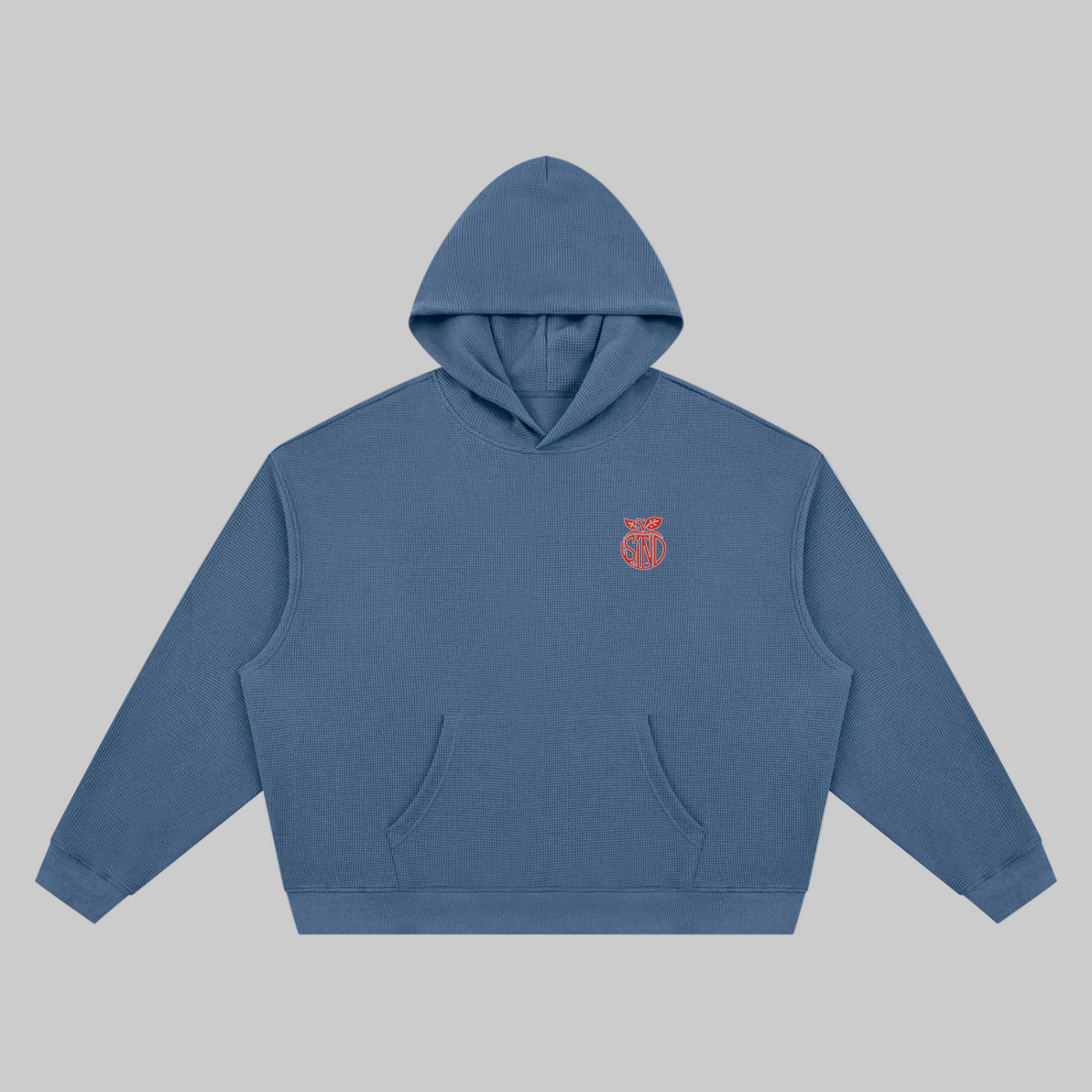 Waffle Boxy Hoodie