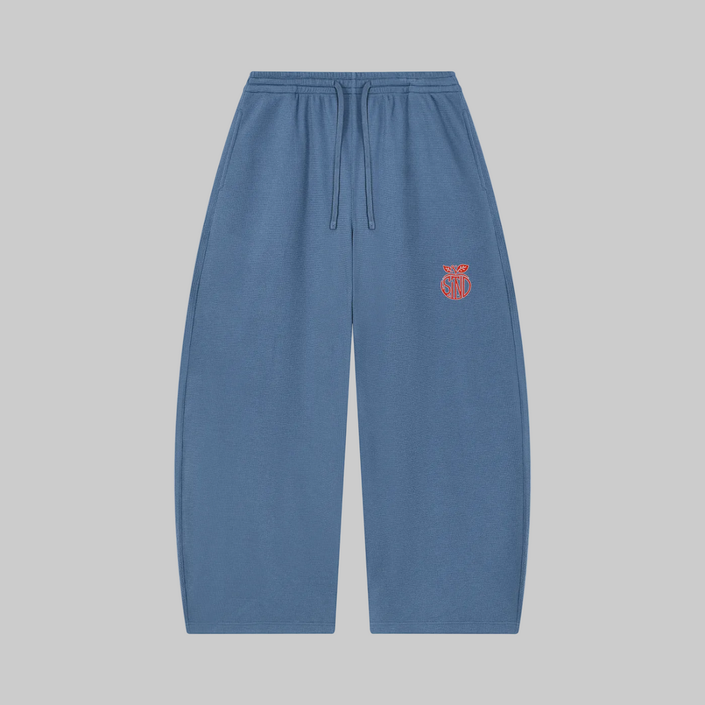 Waffle Barrel Leg Pants