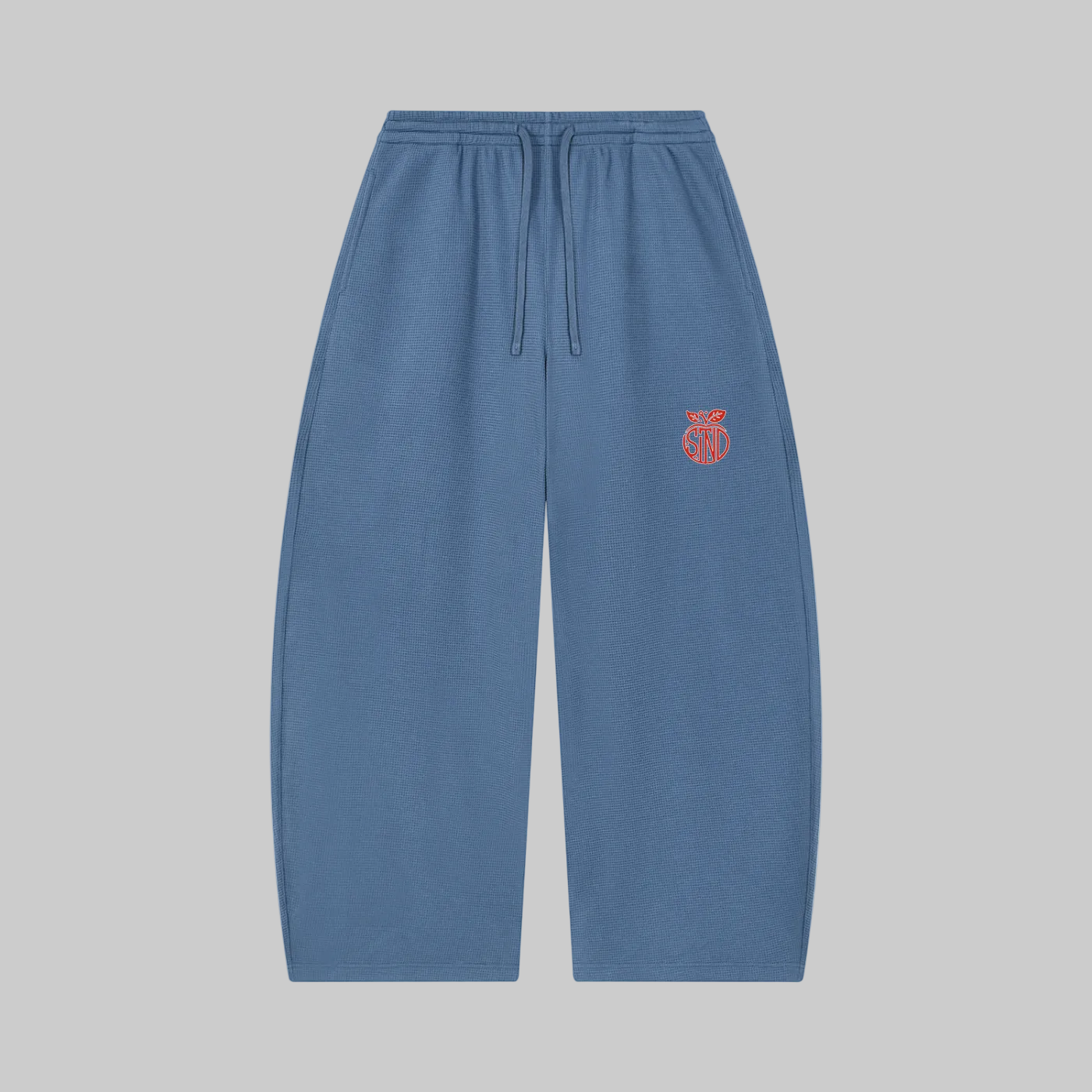 Waffle Barrel Leg Pants