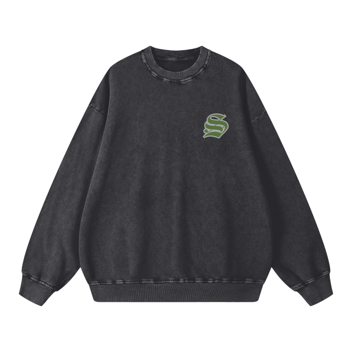 Ash Black Crewneck