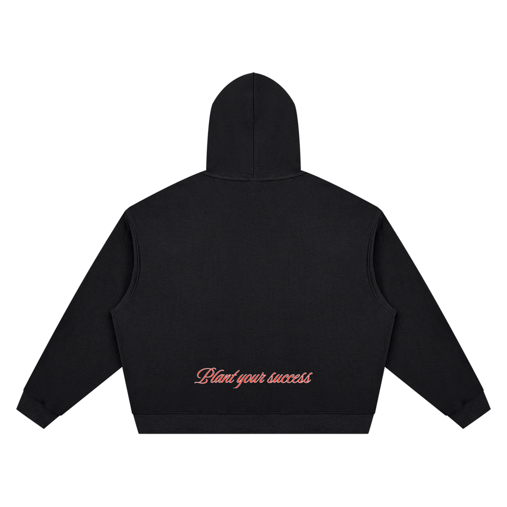 Waffle Boxy Hoodie