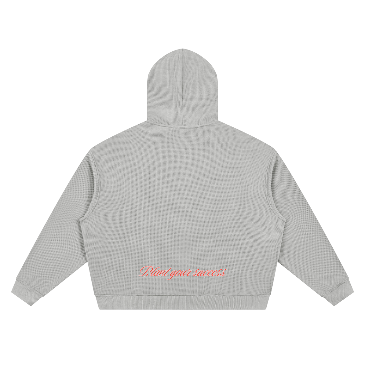 Waffle Zip Up Hoodie