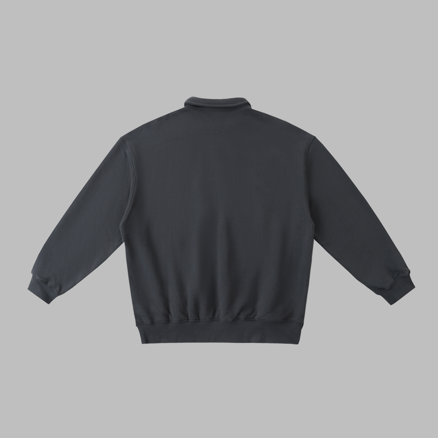Heavyweight Polo-Collar Sweatshirt