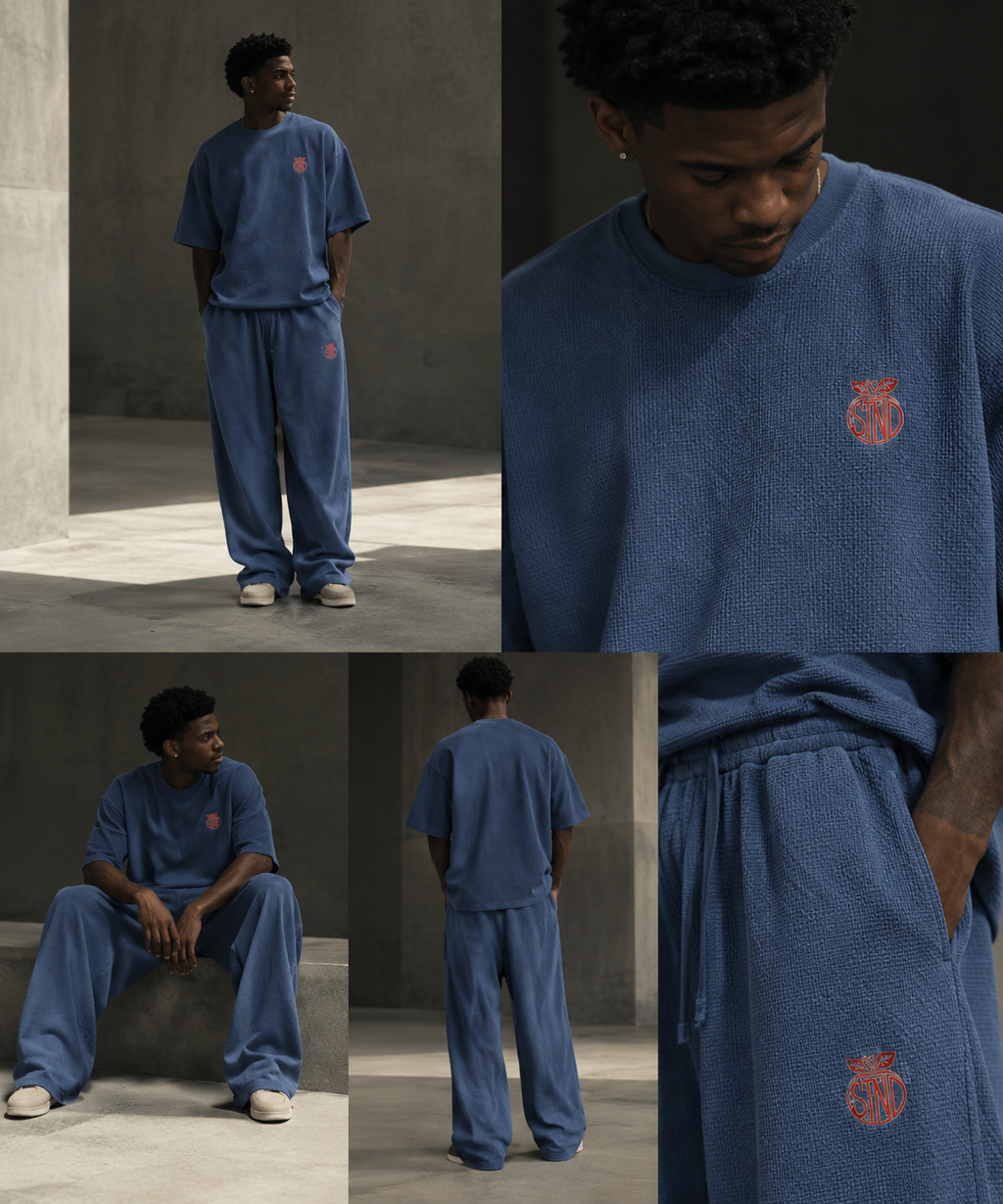Waffle Boxy T-Shirt