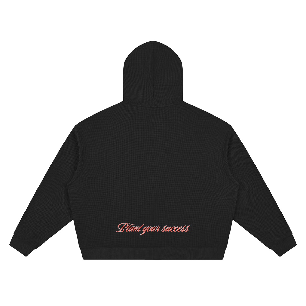 Waffle Zip Up Hoodie