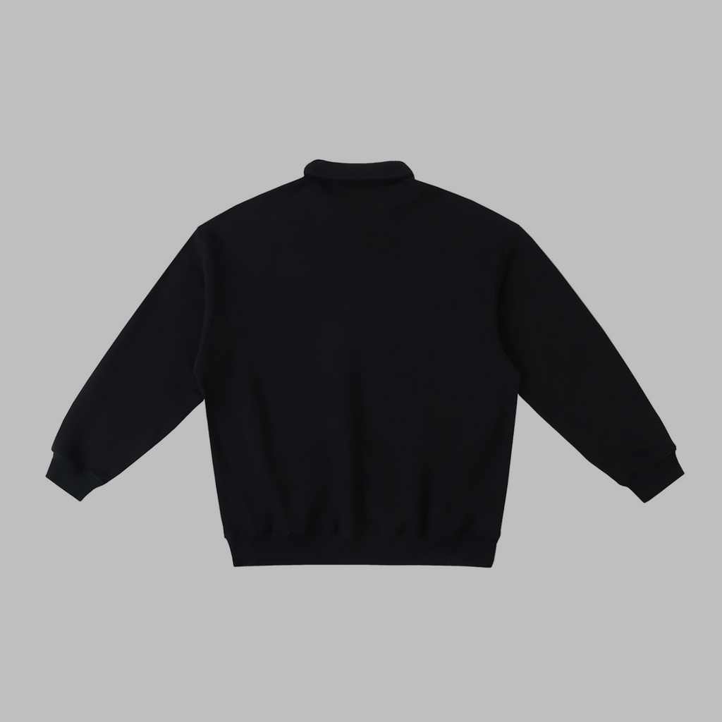 Heavyweight Polo-Collar Sweatshirt