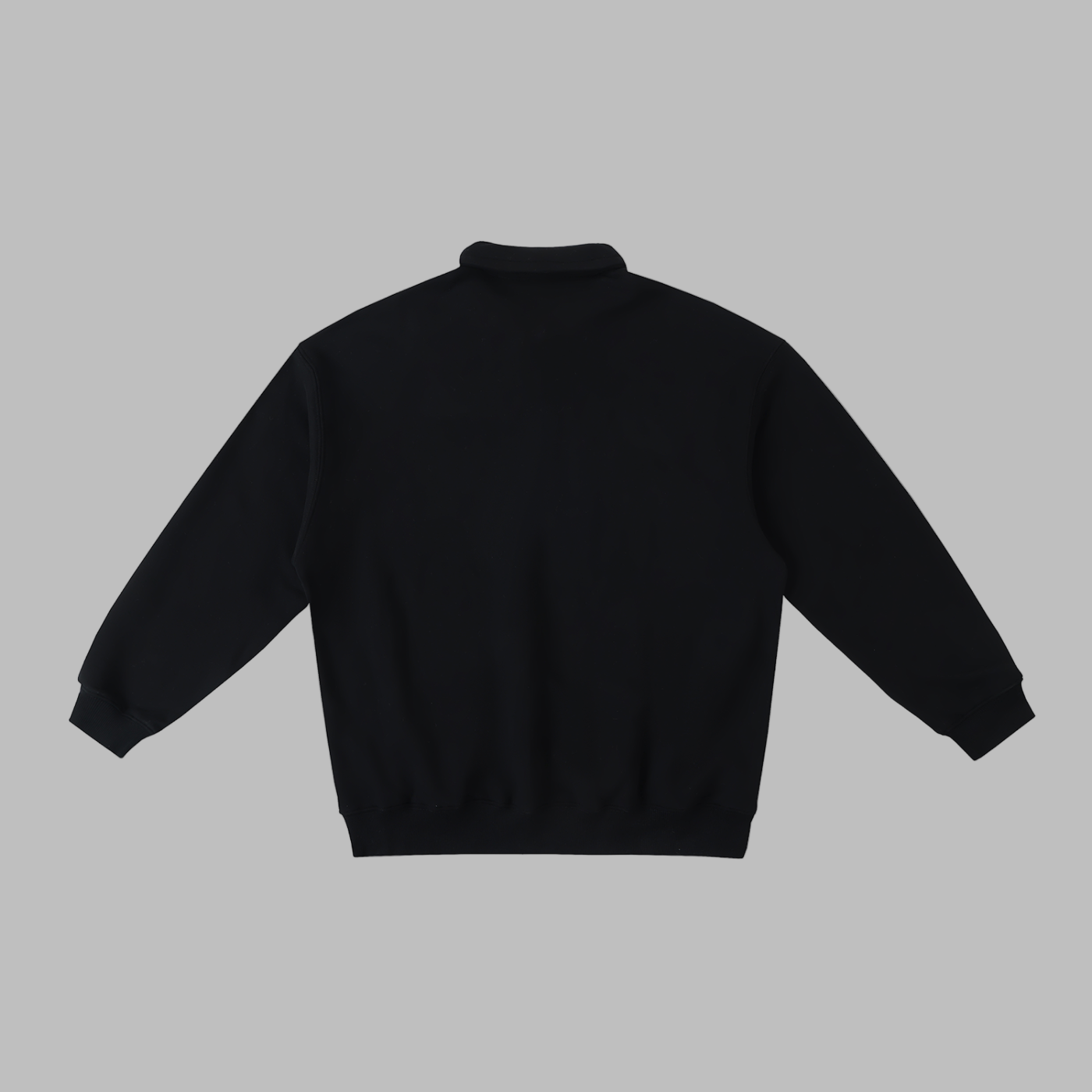Heavyweight Polo-Collar Sweatshirt