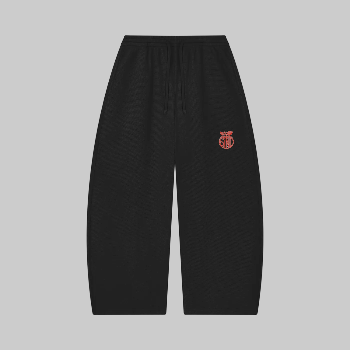 Waffle Barrel Leg Pants