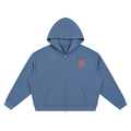 Waffle Zip Up Hoodie