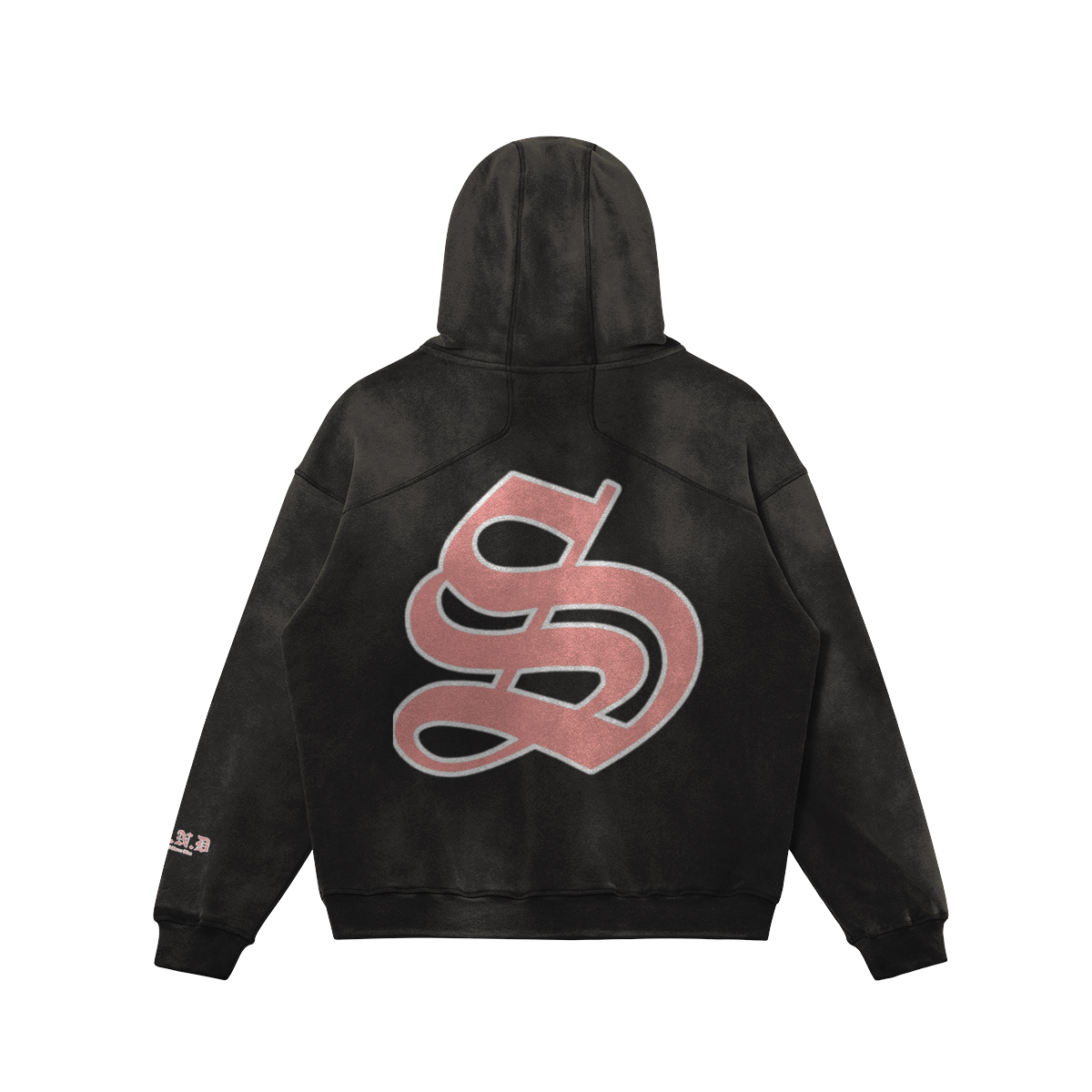 Pink Signature Hoodie Back